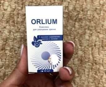 Фото препарата Орлиум в руках покупателя