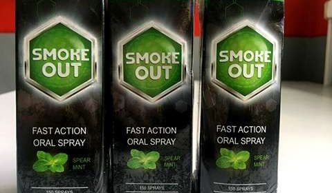 Внешний вид упаковки спрея Smoke Out от курения