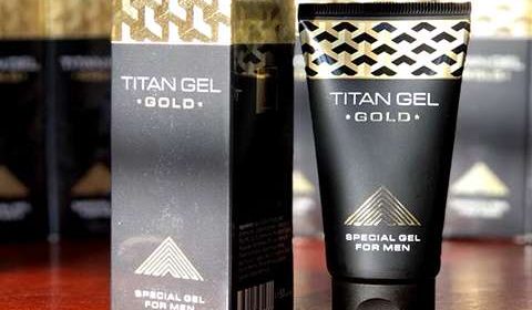 Упаковка и гель Titan Gel Gold для мужчин