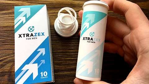 Внешний вид упаковки и таблеток Xtrazex для мужчин